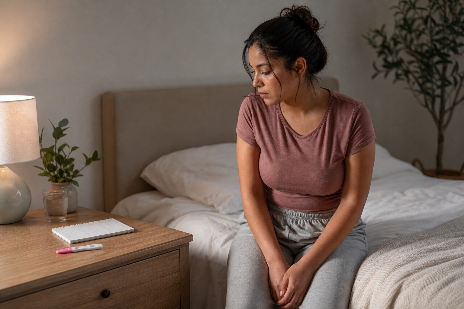 period or pregnancy symptoms?